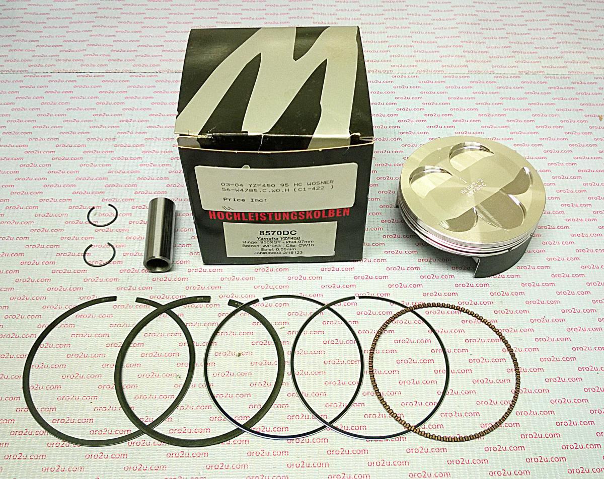 WOSSNER 95mm PISTON KIT A, YAM YZ450F 03-09, WR450F 03-09, GAS GAS EC450F 13-15