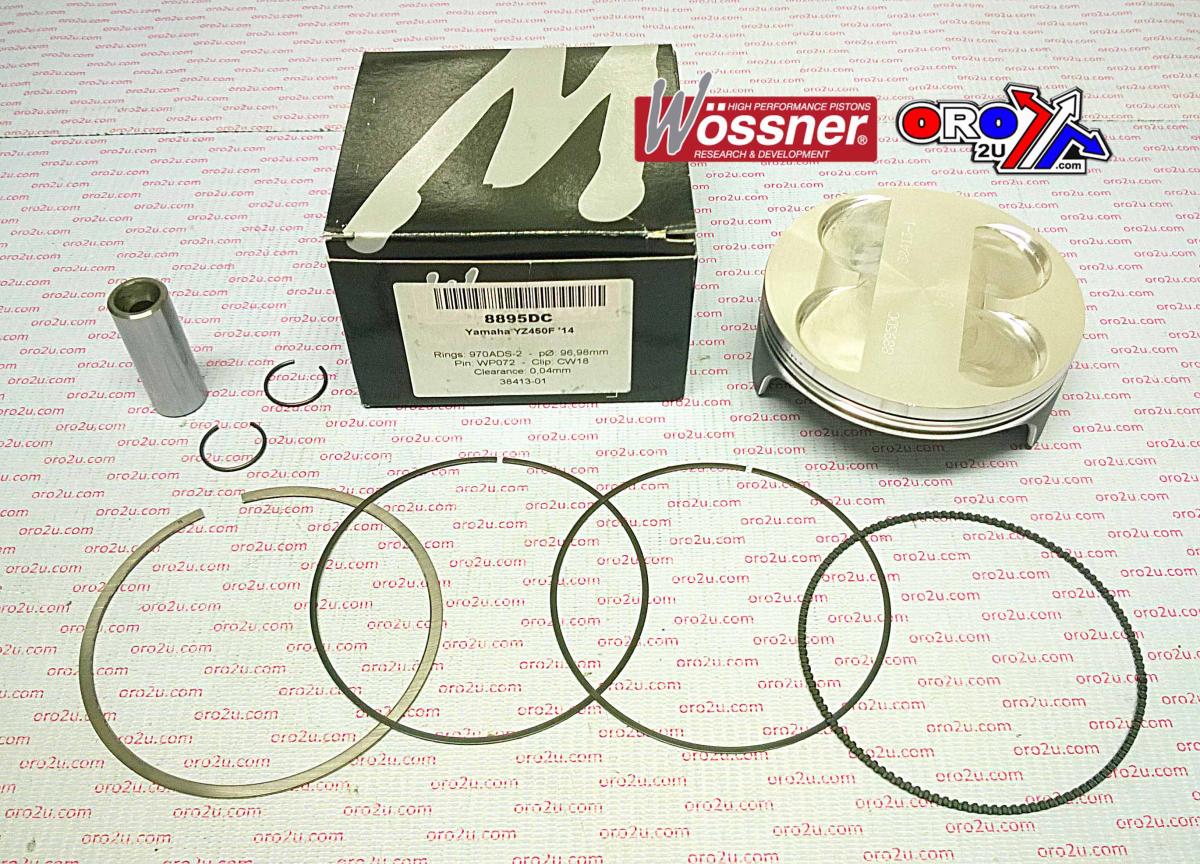 PISTON KIT YZF450 14-15 97.00 FORGED WOSSNER 8895DB