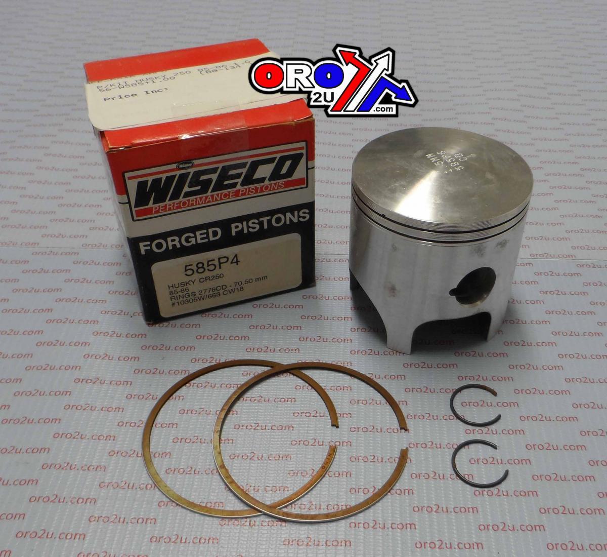 WISECO +0.5mm PISTON KIT HUSQVARNA CR250 1985-1986, WR250 1985-1986