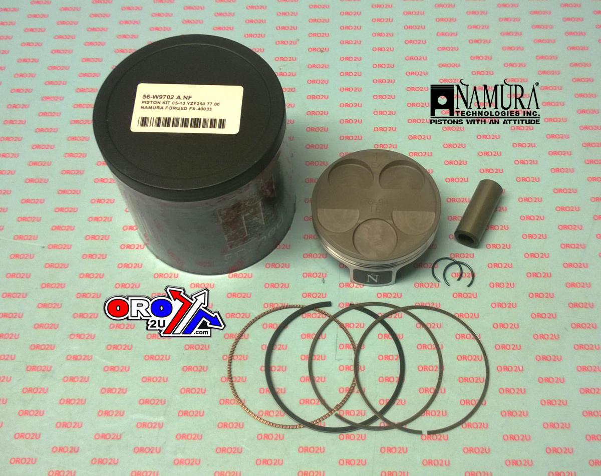 NAMURA 77mm FORGED PISTON KIT C, YAMAHA YZ250F 2005-2013