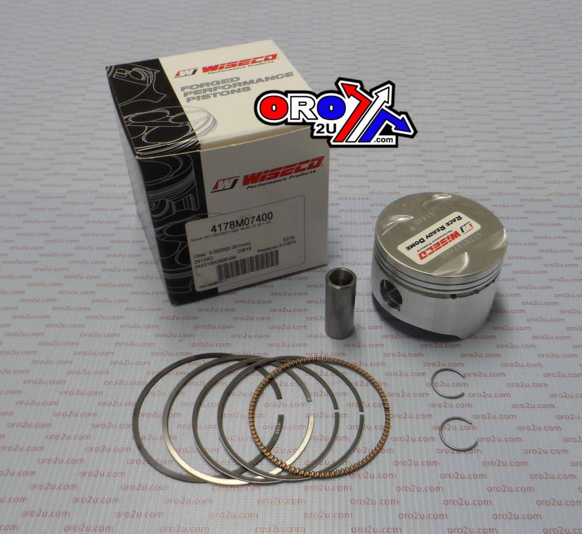 PISTON KIT GS1100 80-83 74.00 WISECO 4178M07400 ROAD SUZUKI