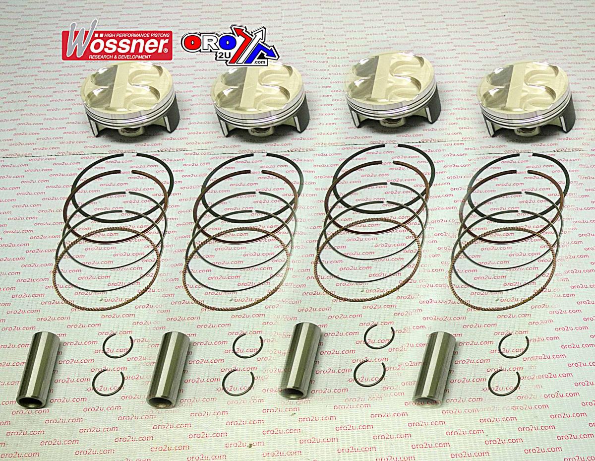 WOSSNER 78mm PISTON KIT KAWASAKI ZX-10R 2011-2015 (X4)