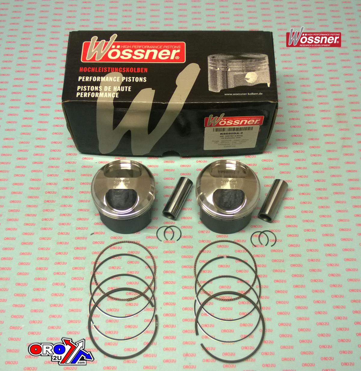 WOSSNER 89.5mm PISTON KIT BUELL XB12, XB12S Lightning 2004-2007