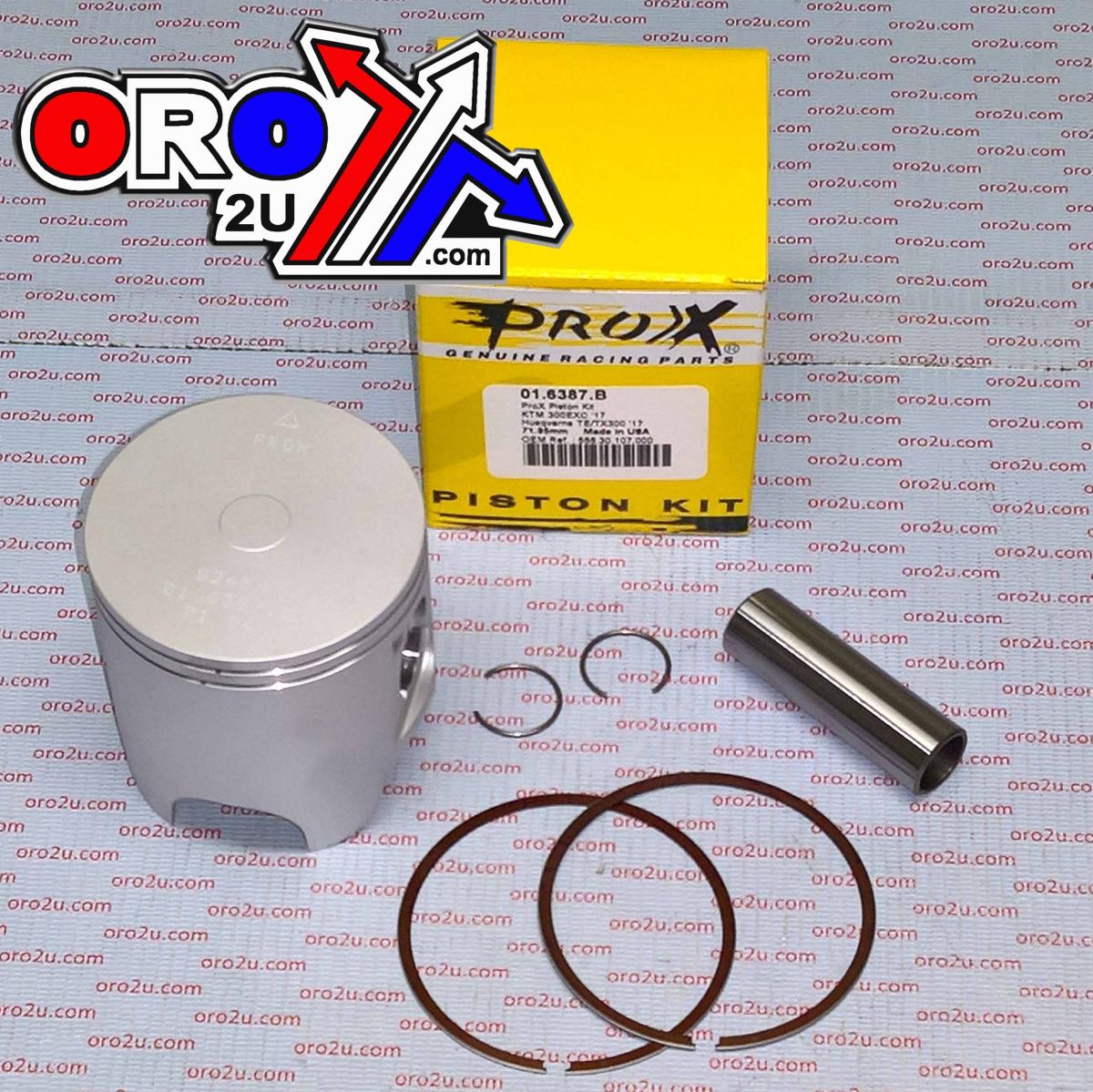 PROX 72mm PISTON KIT C, KTM 300 EXC 2017 HUSQVARNA TC300 2017, TE300 2017
