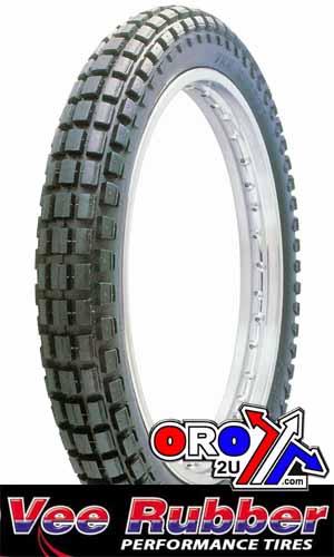 VEE RUBBER 400-18 TUBED , ROAD/TRIAL TYRE