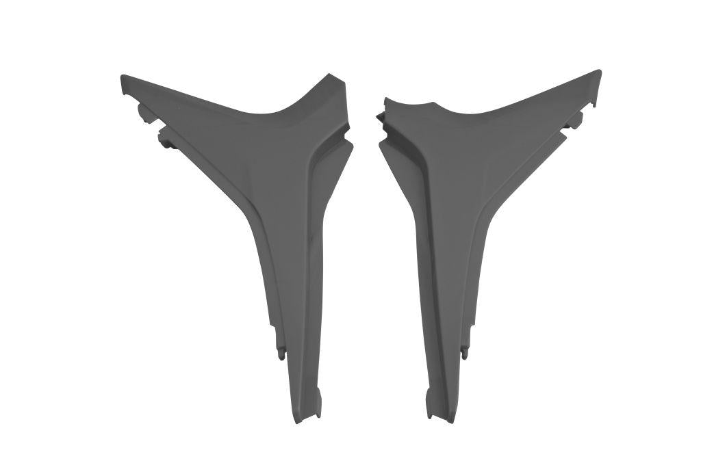 R-TECH SILVER AIRBOX SIDE COVER HONDA CRF250R 2010-2013, CRF450R 2009-2012