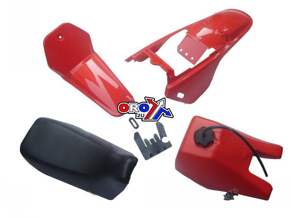 SEAT + RED TANK & FENDER KIT YAMAHA PW80