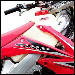 CLARKE 2.3usg WHITE FUEL TANK HONDA CRF250R 2010-2012, CRF450R 2009-2012