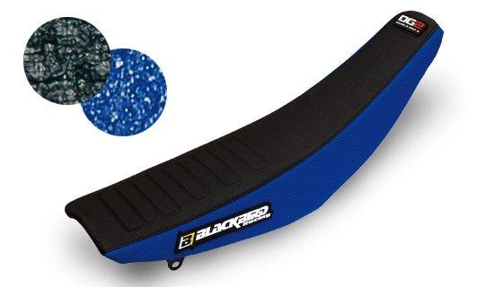12-16 WRF450 BLACK/BLUE GRIP BLACKBIRD SEAT COVER 1247X