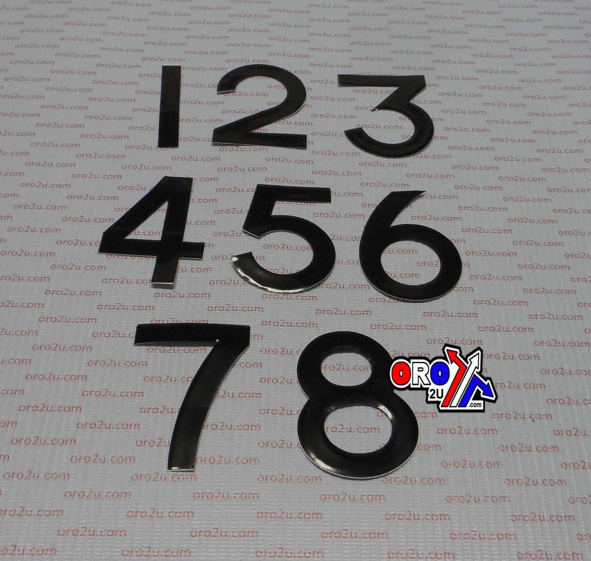 NUMBER PLATE DIGITS BIG 3, EACH