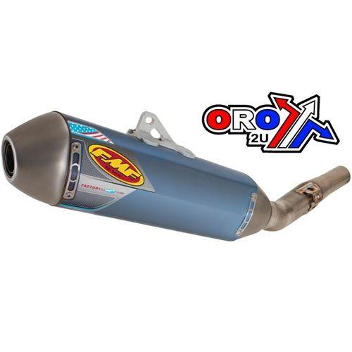 11-13 CRF250R 4.1 TIT BLUE FMF 041439 FACTORY SILENCER