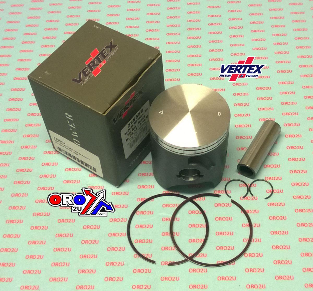 PISTON KIT VERTEX 66.4 B KAWASAKI KX250 98-01 RACE, VERTEX 22579B SINGLE RING