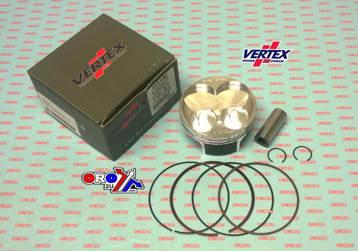 PISTON KIT VERTEX 77.0 B SUZUKI RMZ 250 04-07, VERTEX 23114B KAW KXF 250 HC