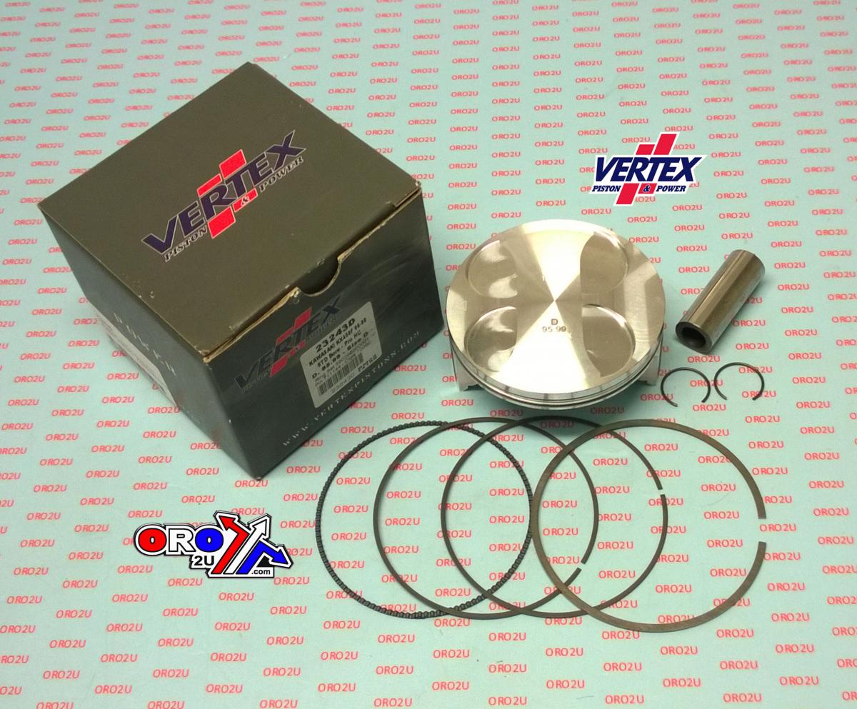 PISTON KIT VERTEX 96.0 A HC KAW KLX/KX 450 06-10, VERTEX 23243A HC COMPR 13,0:1
