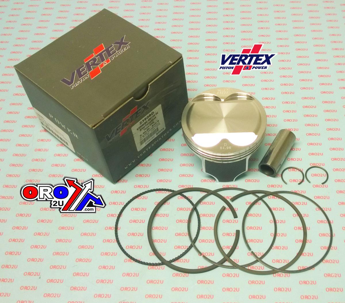 PISTON KIT VERTEX 85.0 C HC KAWASAKI KFX 750 05-14, VERTEX 23909C HC COMP 11,5:1