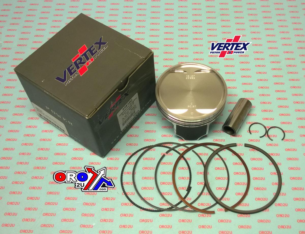 PISTON KIT VERTEX 91.0 B KAWA KFX 750 05-14 BIG BORE, 23910B OS+6:00 COMPR 9:1