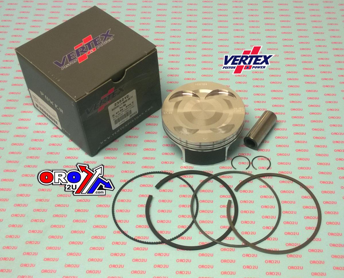 PISTON KIT VERTEX 98.0 A SUZUKI LTR 450 06-09, OS +2.50 BIG BORE COMPR 11,7:1