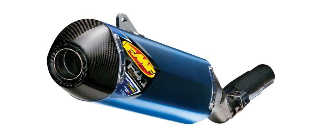 12-13 HUSKY TC250 F4.1 TI, ANODIZED WITH CARBON CAP, FMF 045490