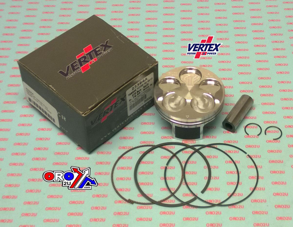 PISTON KIT VERTEX 77.0 D HC YAMAHA YZ 250 08-13, VERTEX 23394D HC COMPR 13,9:1 2