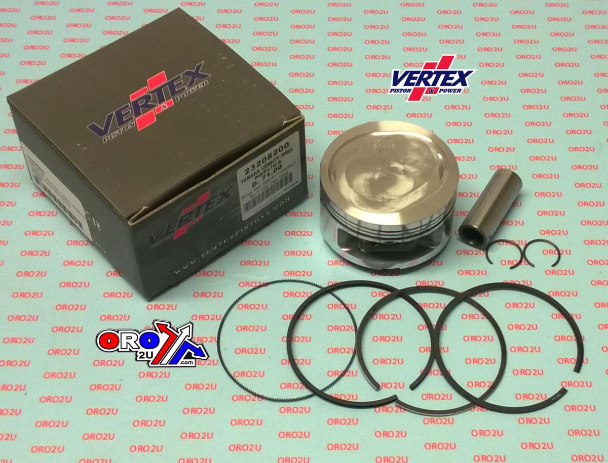 PISTON KIT VERTEX 71.0 YAMAHA MAJESTY 250 OS +200, VERTEX 23208200