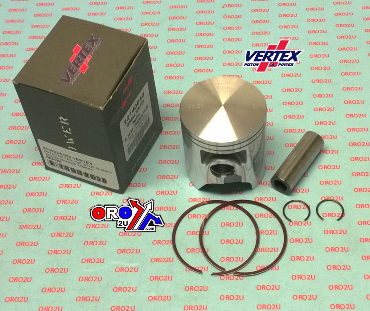 VERTEX 56mm PISTON KIT YAMAHA DT125R/X 1988-2006