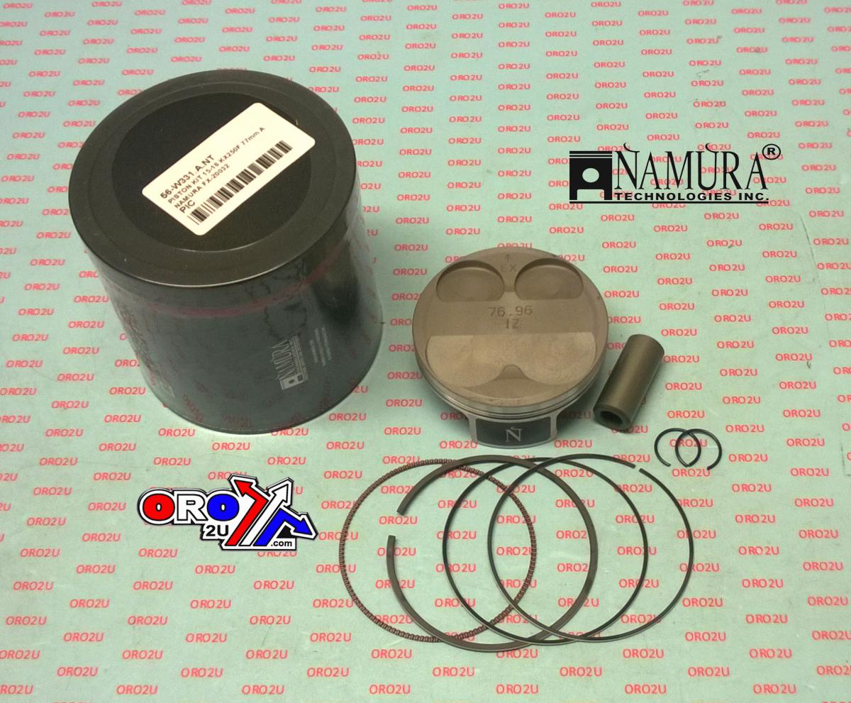 NAMURA 77mm PISTON KIT B, KAWASAKI KX250F 2015-2016