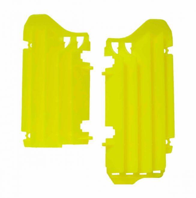 R-TECH NEON YELLOW O/S RAD LOUVERS/COVERS SUZUKI RM-Z450 2018-2024