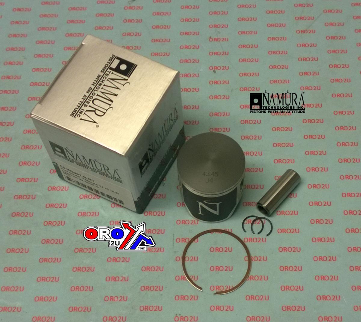 NAMURA 43.5mm PISTON KIT B, YAMAHA YZ65 2018-2024