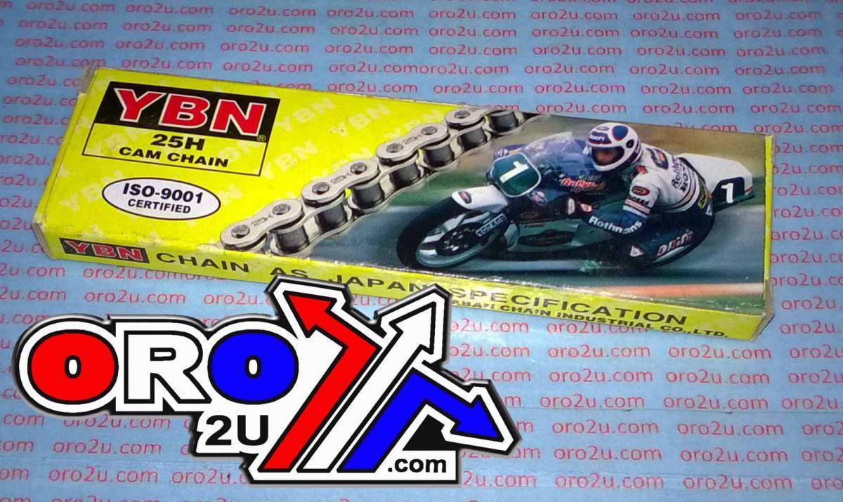 CAM CHAIN YBN 25H 102 LINKS, Y25H102, SUZUKI LT230 85-88