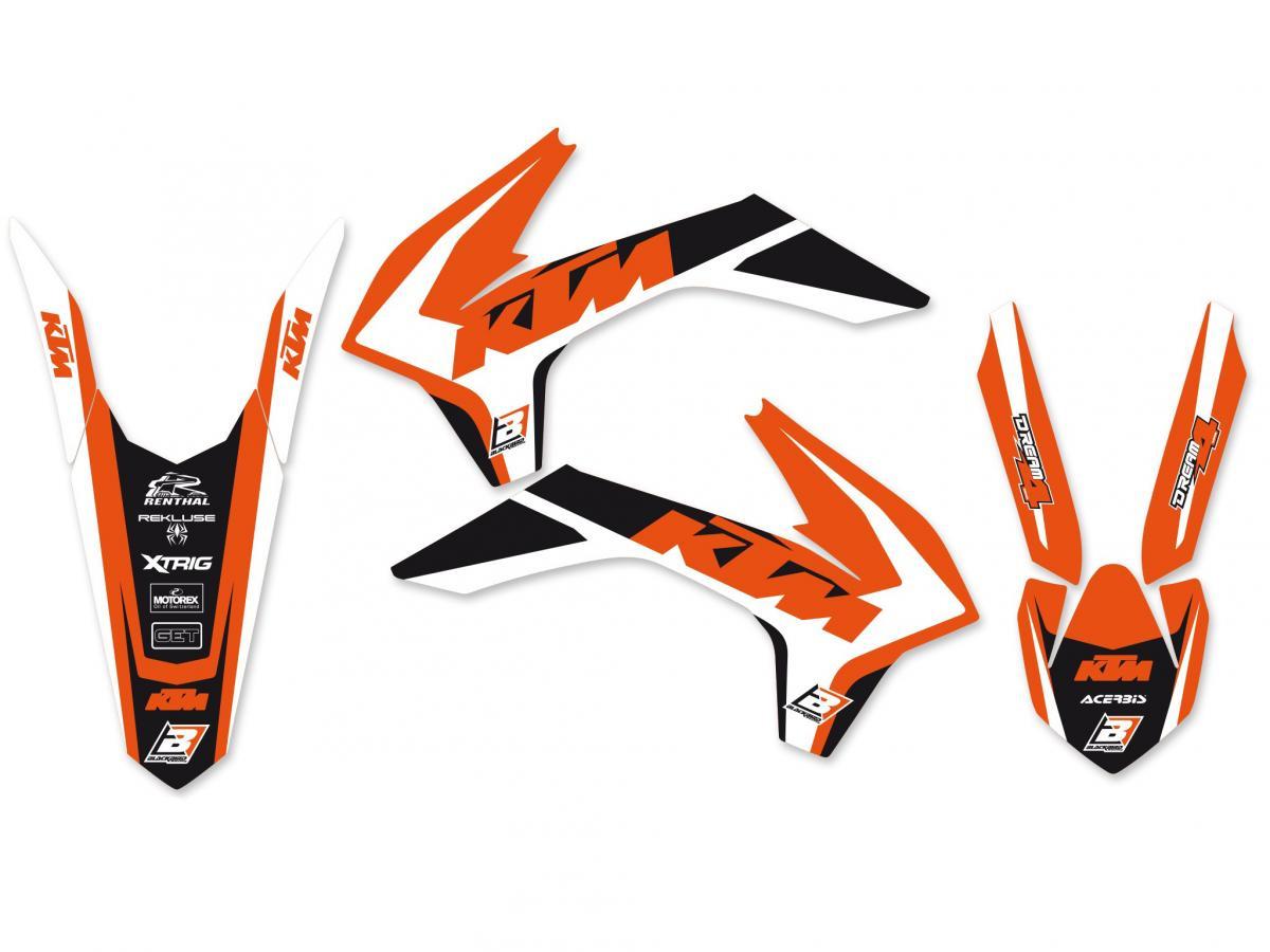 KTM SX/SXF 2013-2015, EXC 2014-2016 ROCKSTAR FULL TEAM KIT, BLACKBIRD