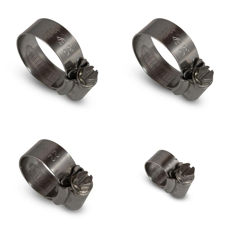 SAMCO CLAMP KIT HONDA CR650R 2000-2010, STAINLESS STEEL CLAMP KIT, CK HON-30