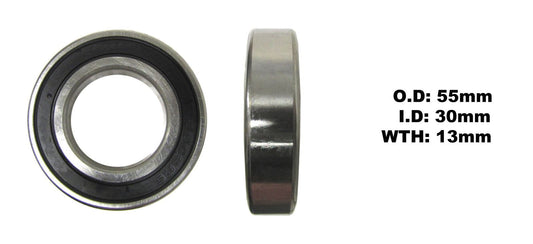 Bearing NTN 6006LLU(I.D 30mm x O.D 55mm x W 13mm)