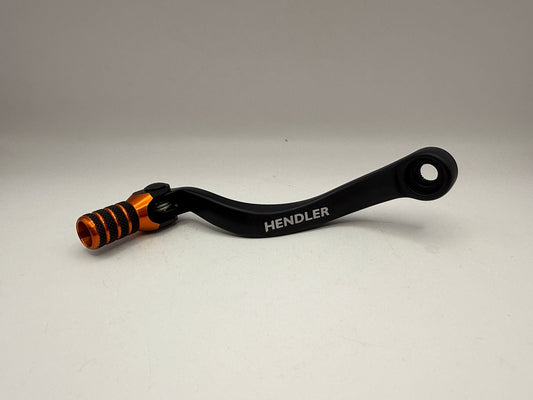Gear Lever Alloy Black with Orange Tip KTM 125-200 EXC Models 01-16, 250 EXC 01-03, 125 SX 98-15, 200 SX 03-04, 250 SX-F 13-15, 350 SX-F 11-15, 450 SX-F 07-12, Husqvarna TC125 14-16, FC250-350 14-15, Husaberg TE125 12-14