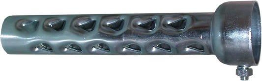 Uni. Baffle 47mm & 8"Long Not Chrome (Each)