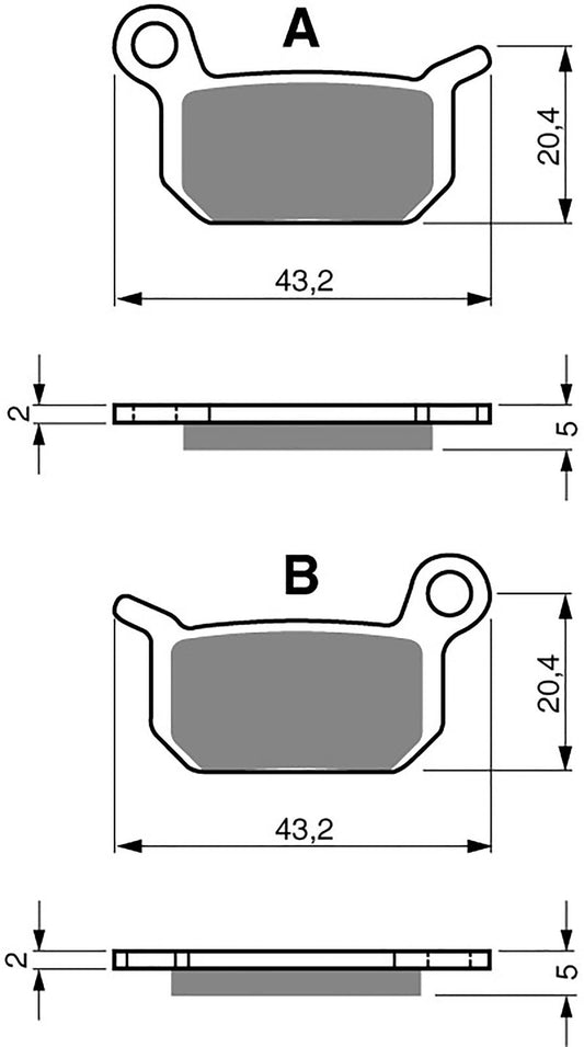 Goldfren Brake Pads AD190, FA325R, SBS794, FDB2183, DP923, VD991