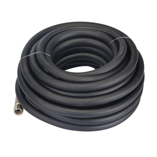AIR LINE RUBBER HOSE 15 METER, 8MM BORE HOSE, 1/4"BSP FEMALE, 427543