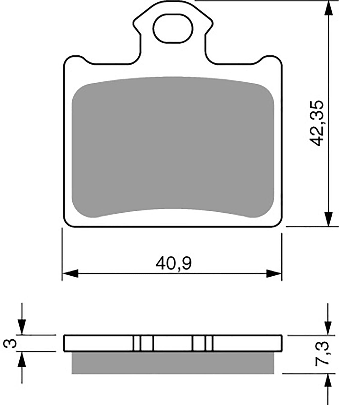Goldfren Brake Pads K5-297, FA602, SBS872, DP508