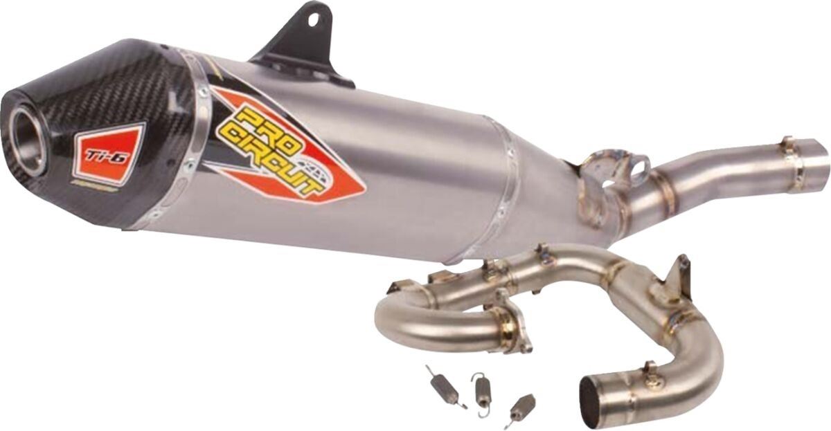 Pro Circuit 0332645F EXHAUST TI-6 TIT W/CARBON ENDC
