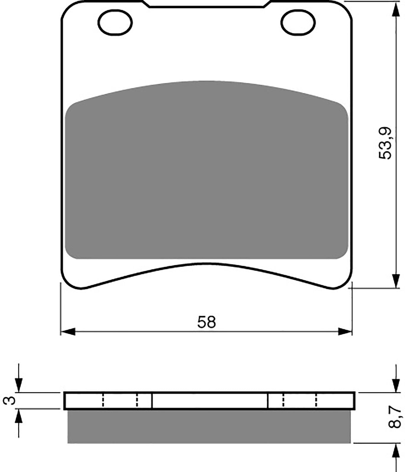 Goldfren Brake Pads AD085, VD330, VD331, VD338, FA103, FDB389/R, SBS577