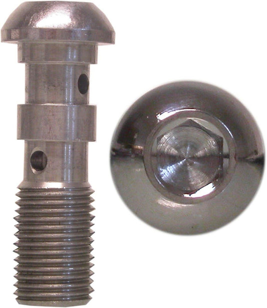 Banjo Bolt 3/8UNF Double Stainless"