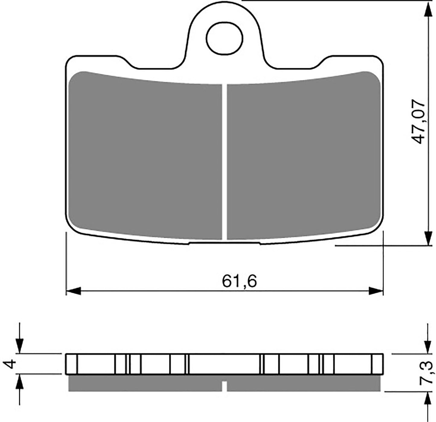 Goldfren Brake Pads S33-269, FA454/4