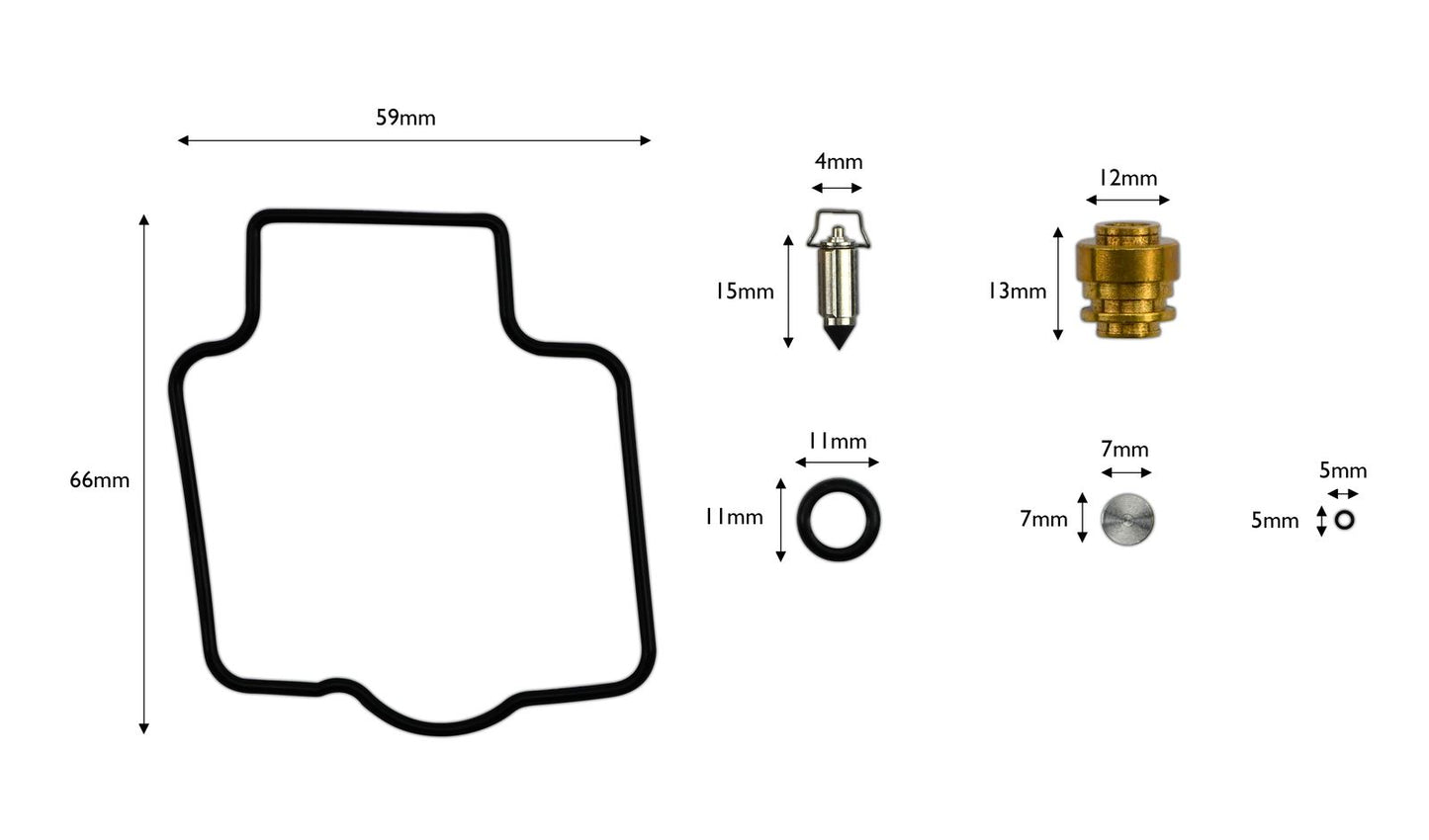 Carb Repair Kit Kawasaki ZX-6R (ZX600F1-3) 95-97