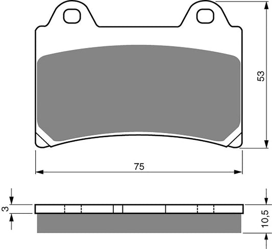 Goldfren Brake Pads GPR-073,VD242,FA123,FDB662,SBS590