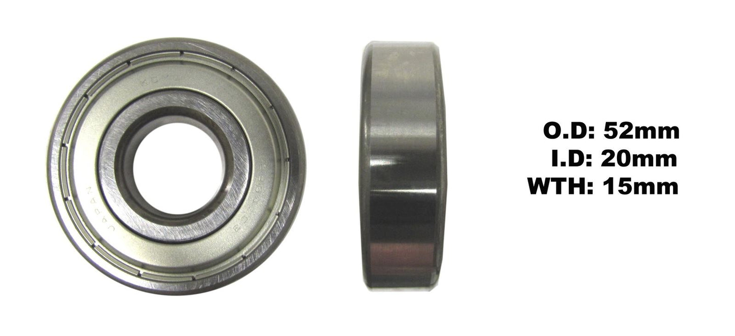Bearing Koyo 6304ZZ(I.D 20mm x O.D 52mm x W 15mm)