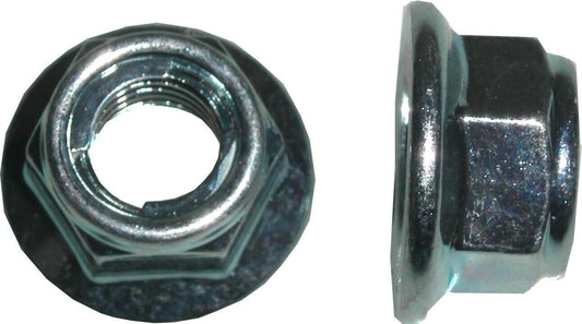1 NUT ONLY - Nuts Flange Metal Locking 8mm Thread Uses 12mm Spanner(Pitch
