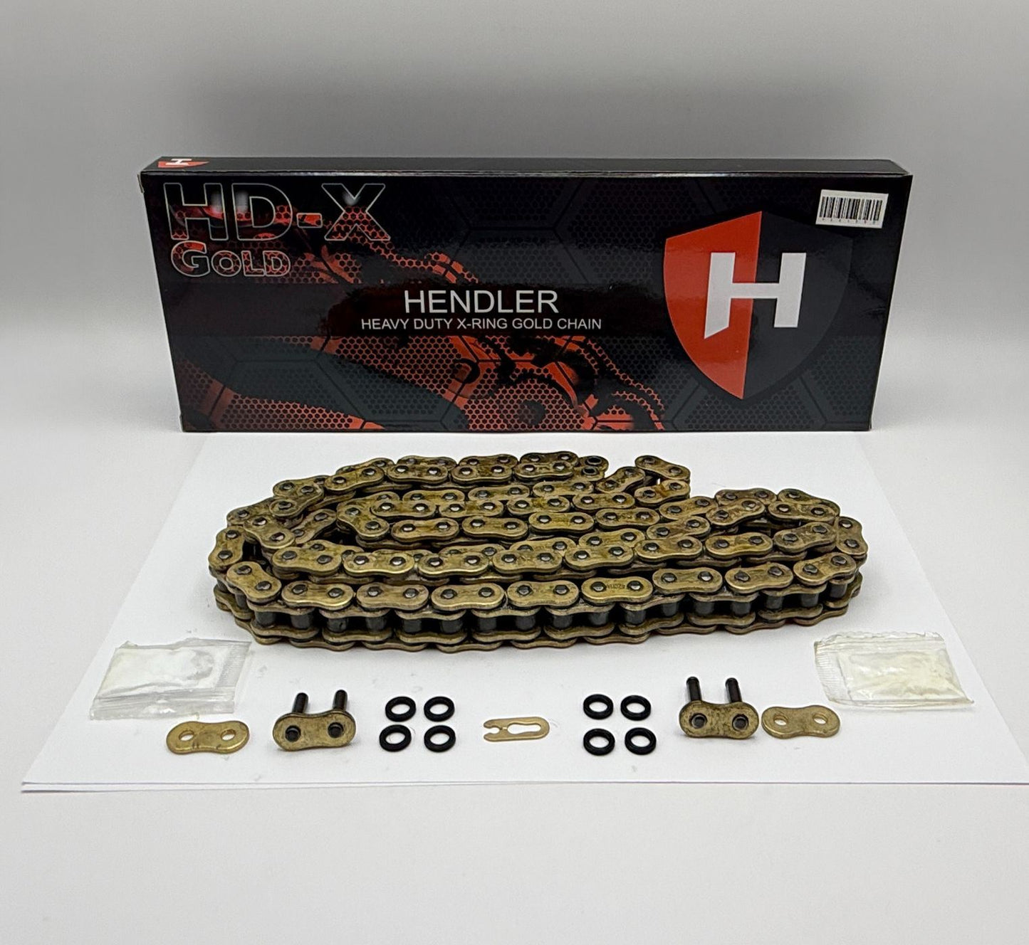 Chain Heavy Duty X-Ring Gold 428-122 Links (23.8KN)
