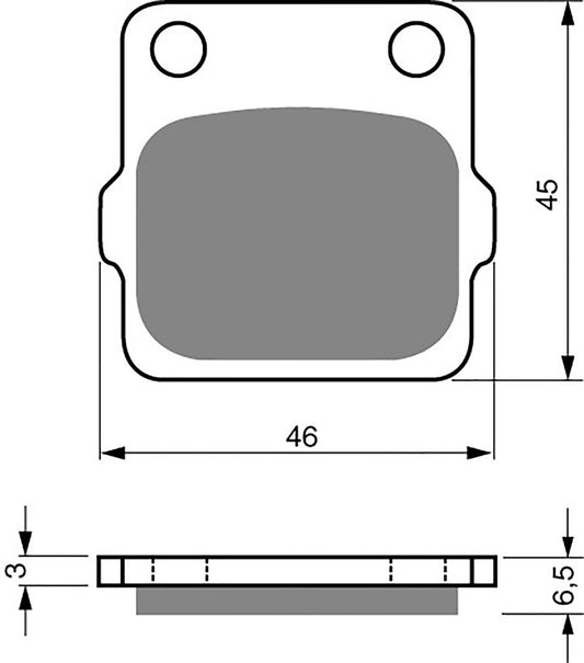 Goldfren Brake Pads Brake Pads K1-077,FA84/3,VD127,SBS584,FDB661,DP816