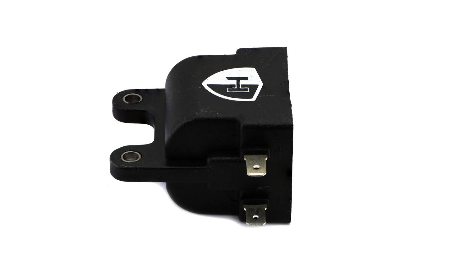 Ignition Coil 12v CDI Twin as Fitted to Modern Triumph's 2 Bolt Mounting 34mm bolt holes centres  (P:0.60Oh, S: 8.82KOh)