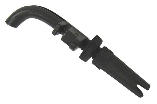 Cable End Throttle Black plastic type with bend & adjuster.