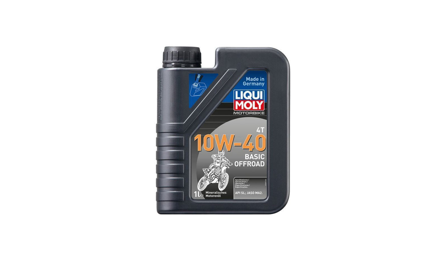 Liqui Moly 4T Motorbike 10w40 Basic Off Road Mineral Oil  1 Litre